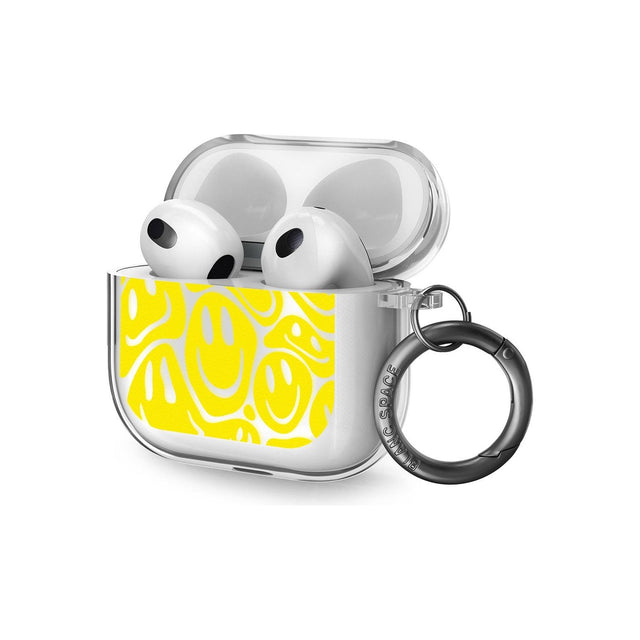 Yellow Acid Faces AirPods Case (3rd Generation)