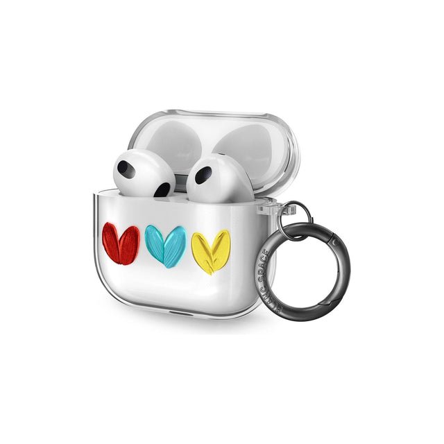 Oil Painted Hearts AirPods Case (3rd Generation)