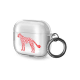 Red & Pink Cheetah Airpod Case (3rd Generation)