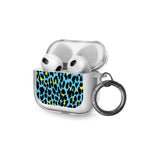 Blue Leopard Print AirPods Case (3rd Generation)