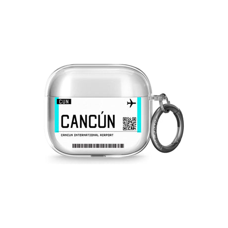 Cancun Boarding Pass Airpods Case (3rd Generation)