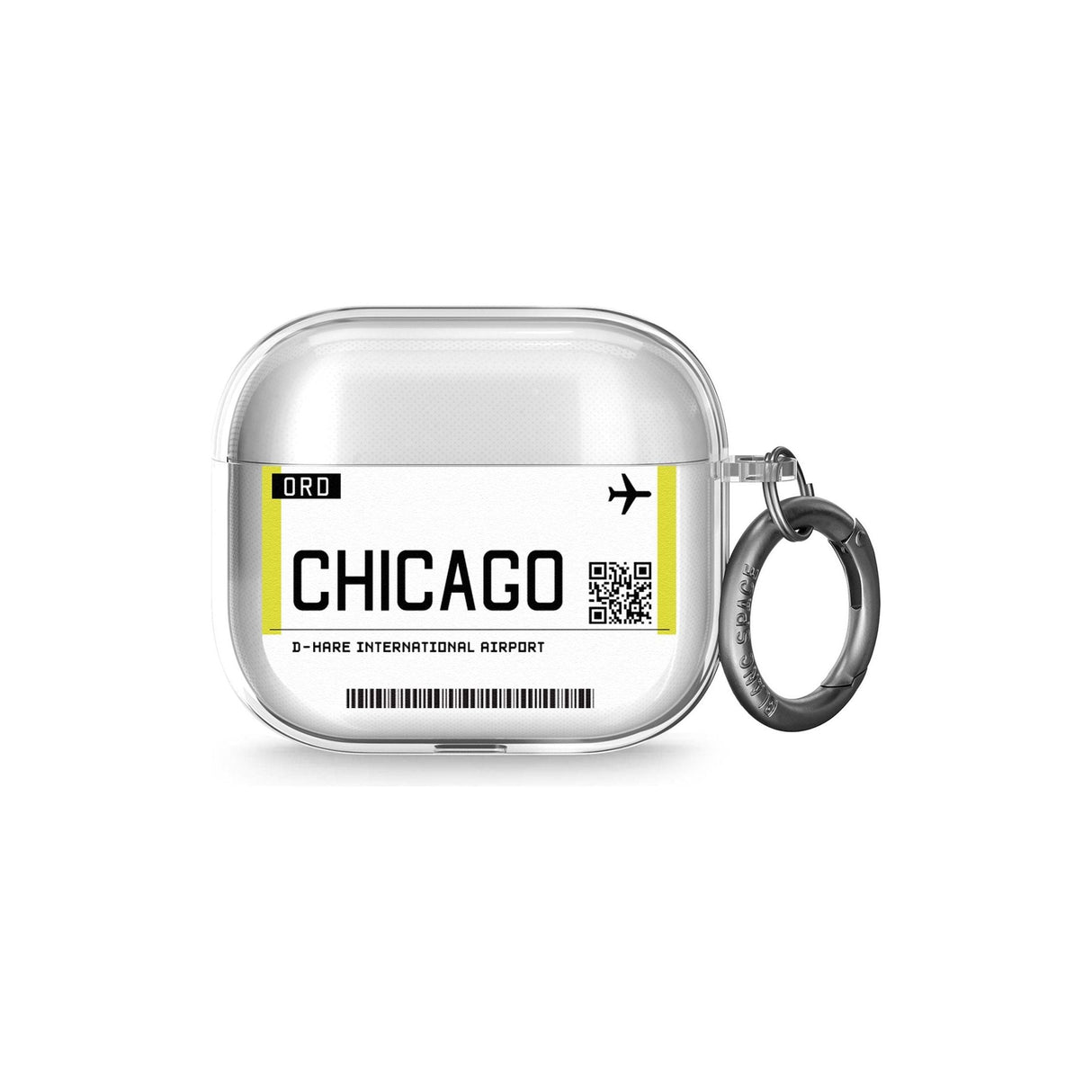 Chicago Boarding Pass Airpods Case (3rd Generation)