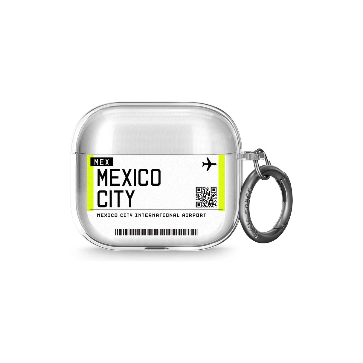 Mexico City Boarding Pass AirPods Case (3rd Generation)