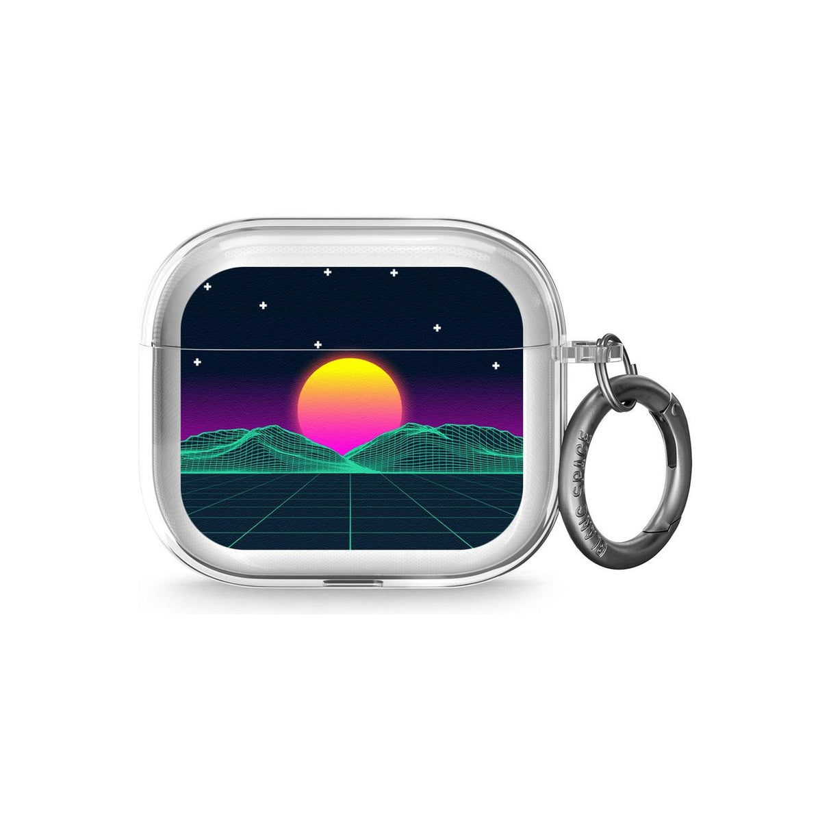 Retro Sunrise Vaporwave Airpod Case (3rd Generation)