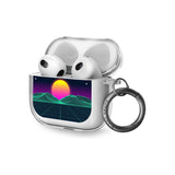 Retro Sunrise Vaporwave Airpod Case (3rd Generation)