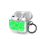 Green Acid Faces AirPods Pro Case