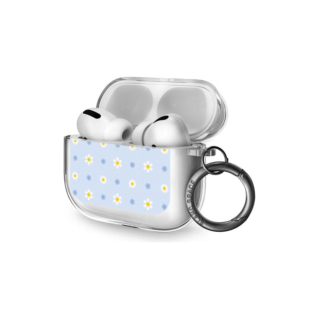 Pale Blue Daisies AirPods Pro Case