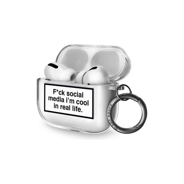 F*ck Social Media Airpod Pro Case