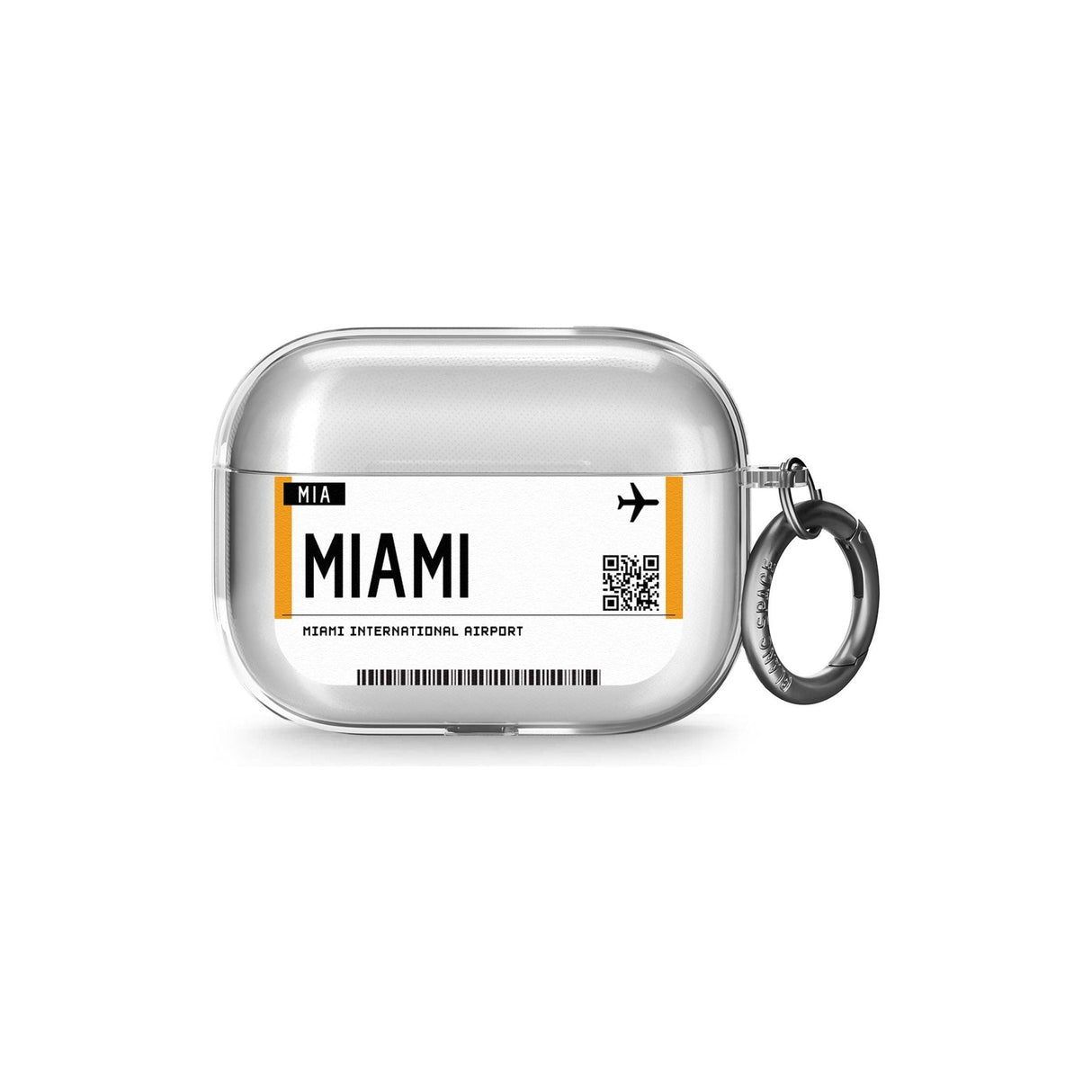 Miami Boarding Pass Airpods Pro Case