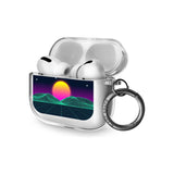 Retro Sunrise Vaporwave Airpod Pro Case