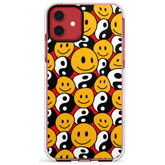 Yin Yang & Faces Impact Phone Case for iPhone 11