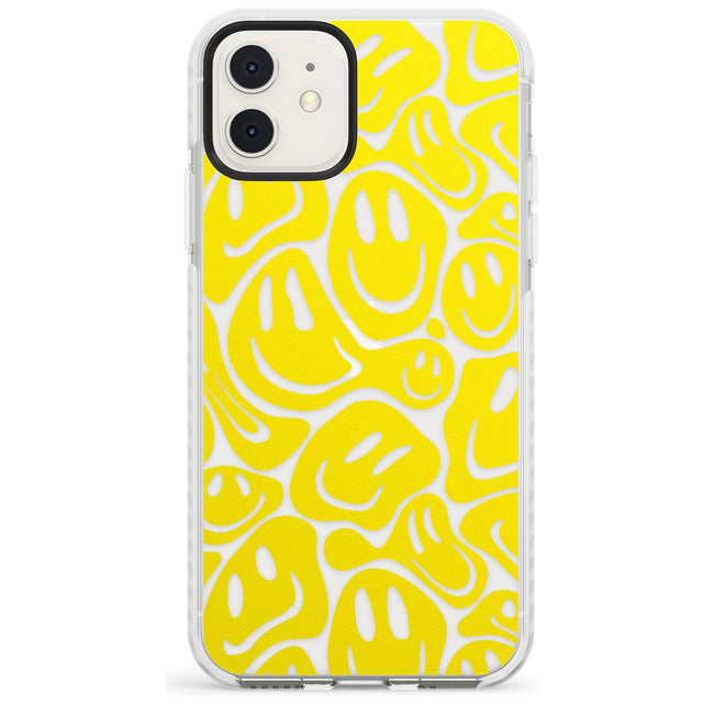 Blue Acid Faces Impact Phone Case for iPhone 11, iphone 12