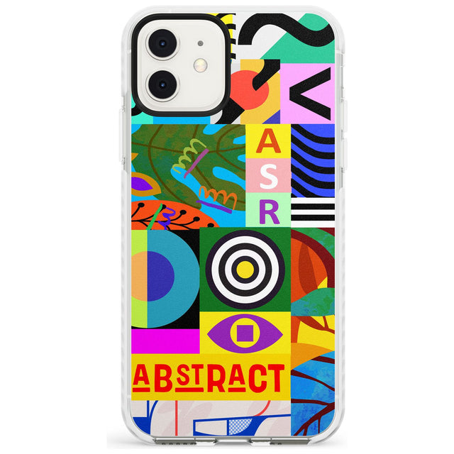 Patchwork Slim TPU Phone Case for iPhone 11