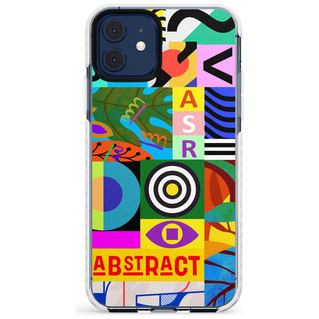 Patchwork Slim TPU Phone Case for iPhone 11