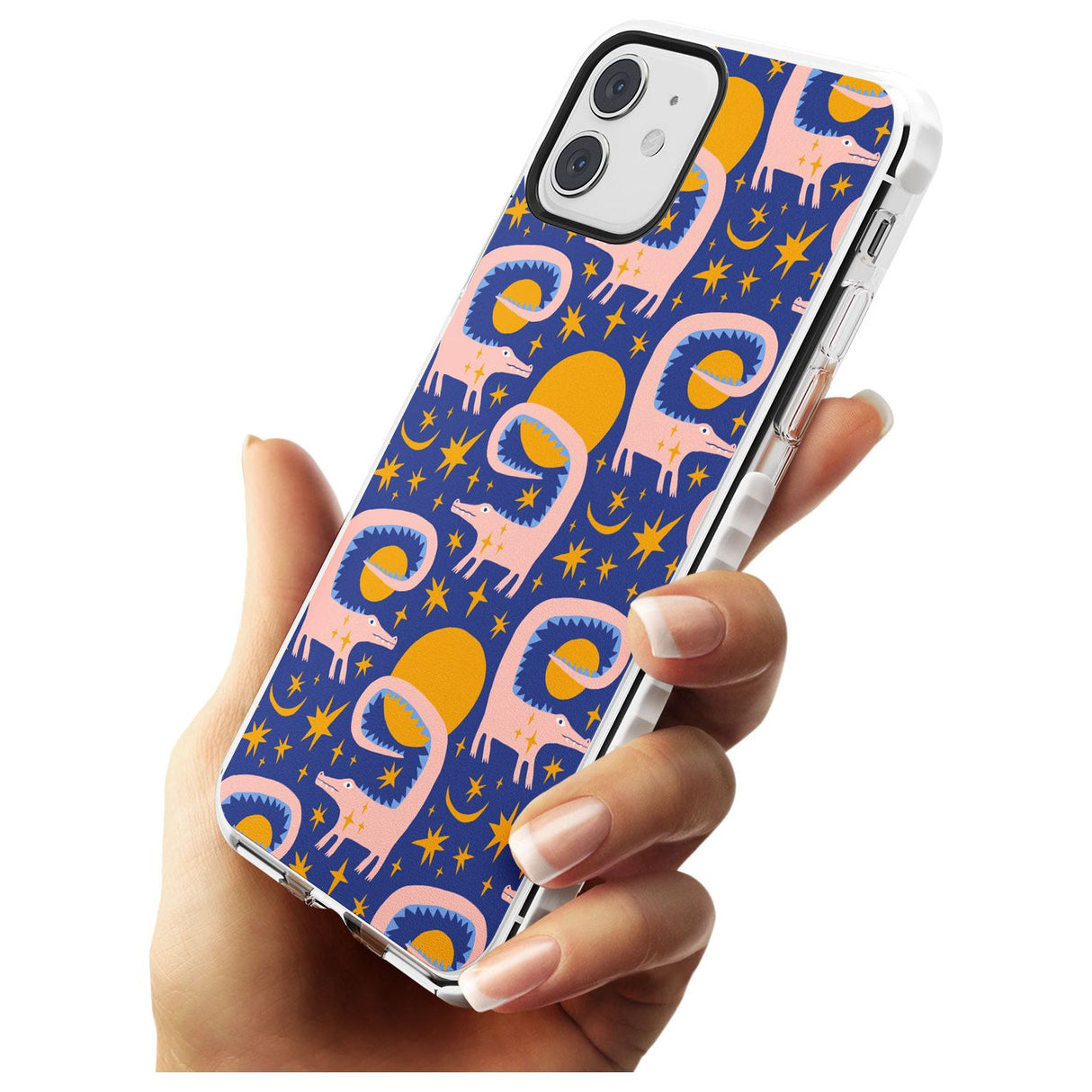 Sun Croc Pattern Impact Phone Case for iPhone 11