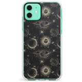 Large Suns, Moons & Clouds Slim TPU Phone Case for iPhone 11