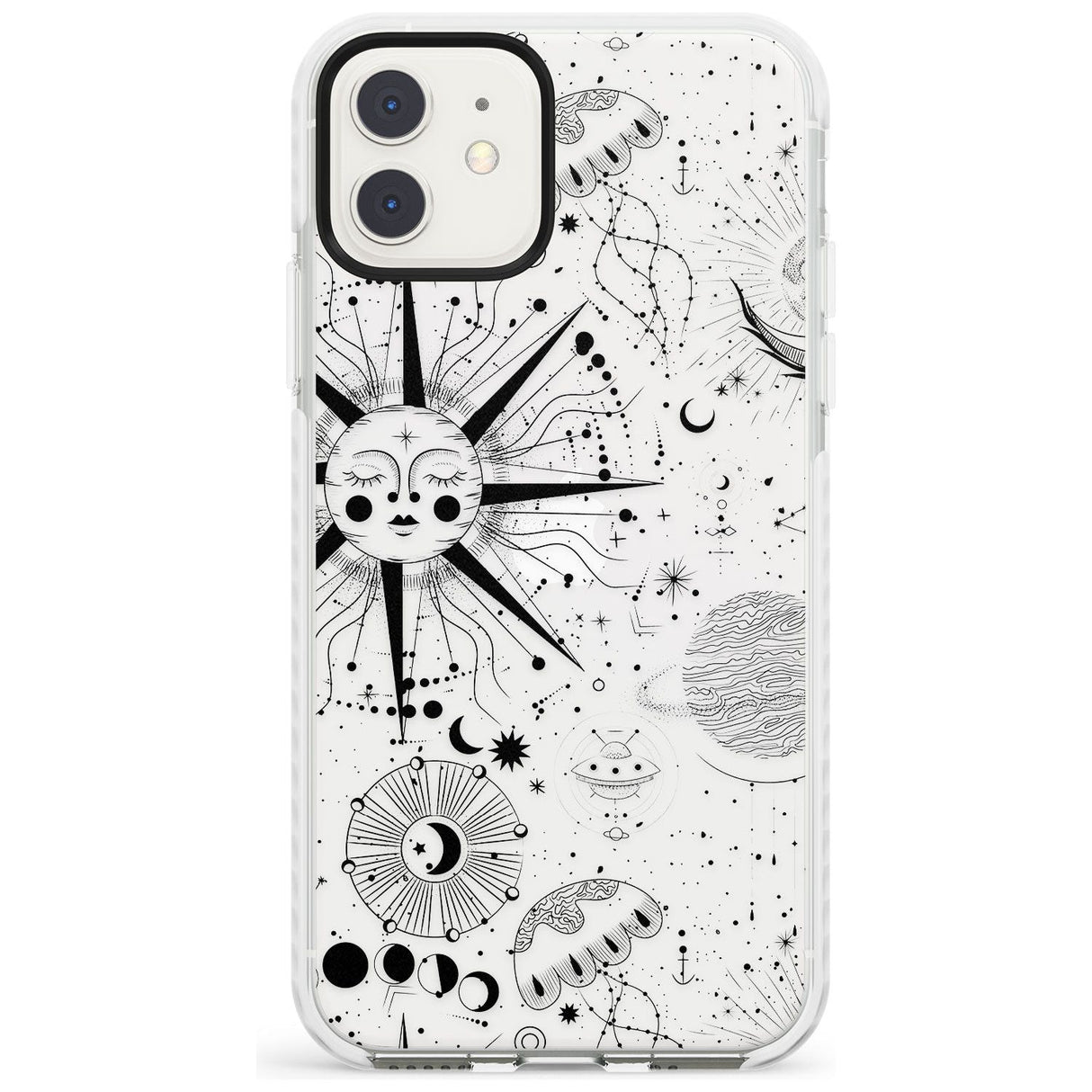 Large Sun Vintage Astrological Impact Phone Case for iPhone 11