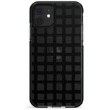 Messy Black Grid - Clear Pink Fade Impact Phone Case for iPhone 11 Pro Max