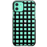 Messy Black Grid - Clear Pink Fade Impact Phone Case for iPhone 11 Pro Max