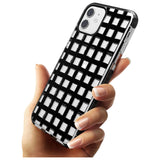 Messy Black Grid - Clear Pink Fade Impact Phone Case for iPhone 11 Pro Max