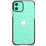 Messy White Dot Pattern Pink Fade Impact Phone Case for iPhone 11 Pro Max