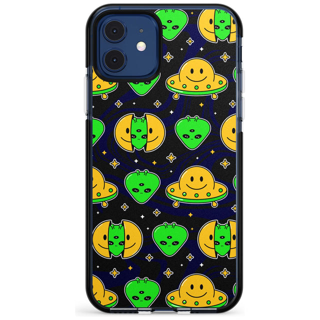 Alien Head Pattern Black Impact Phone Case for iPhone 11 Pro Max