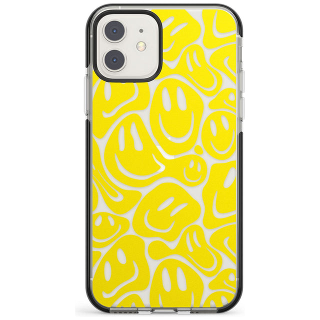 Blue Acid Faces Impact Phone Case for iPhone 11, iphone 12