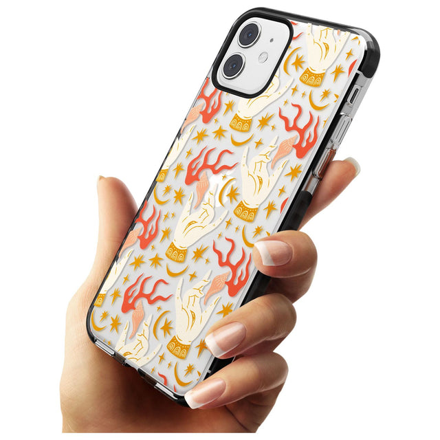 Hand Watcher Pattern Black Impact Phone Case for iPhone 11 Pro Max