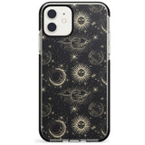 Large Suns, Moons & Clouds Pink Fade Impact Phone Case for iPhone 11 Pro Max