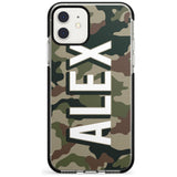 Classic Green Camo Pink Fade Impact Phone Case for iPhone 11 Pro Max