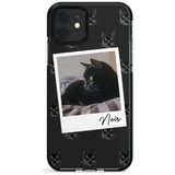 Personalised Bombay Cat Photo Black Impact Phone Case for iPhone 11 Pro Max