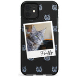 Personalised Maine Coon Photo Black Impact Phone Case for iPhone 11 Pro Max