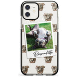 Staffordshire Bull Terrier - Custom Dog Photo Pink Fade Impact Phone Case for iPhone 11 Pro Max