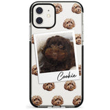 Cockapoo, Brown - Custom Dog Photo Pink Fade Impact Phone Case for iPhone 11 Pro Max