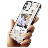 Cockapoo, Cream - Custom Dog Photo Pink Fade Impact Phone Case for iPhone 11 Pro Max