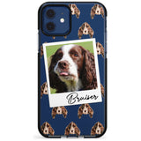 Springer Spaniel - Custom Dog Photo Pink Fade Impact Phone Case for iPhone 11 Pro Max