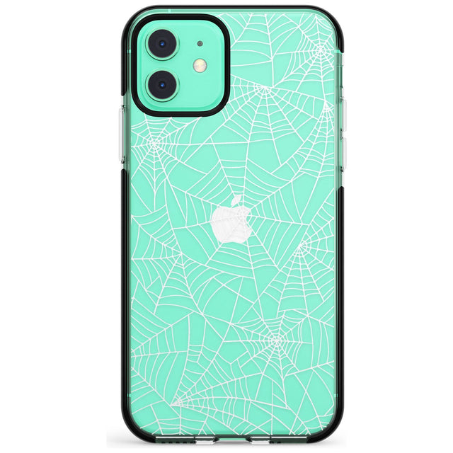 Personalised Spider Web Pattern Black Impact Phone Case for iPhone 11 Pro Max