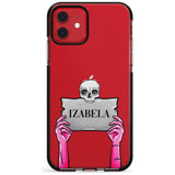 Personalised Grave Plaque Black Impact Phone Case for iPhone 11 Pro Max