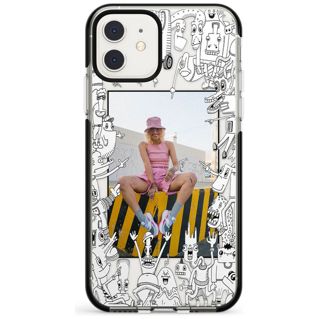 Personalised Look At This Photo Case Black Impact Phone Case for iPhone 11 Pro Max
