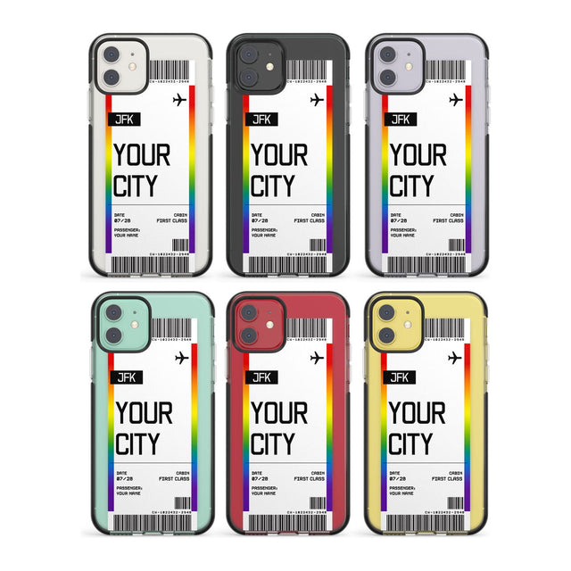 Pride Boarding Pass (Limited Edition) Impact Phone Case for iPhone 11, iphone 12