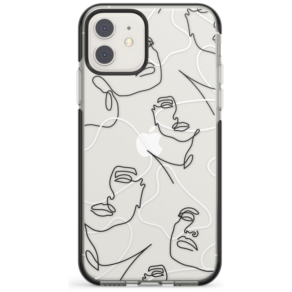 Personalised Abstract Faces Impact Phone Case for iPhone 11, iphone 12