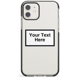 Personalised Create your own Warning Label Impact Phone Case for iPhone 11, iphone 12