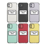 Personalised Create your own Warning Label Impact Phone Case for iPhone 11, iphone 12