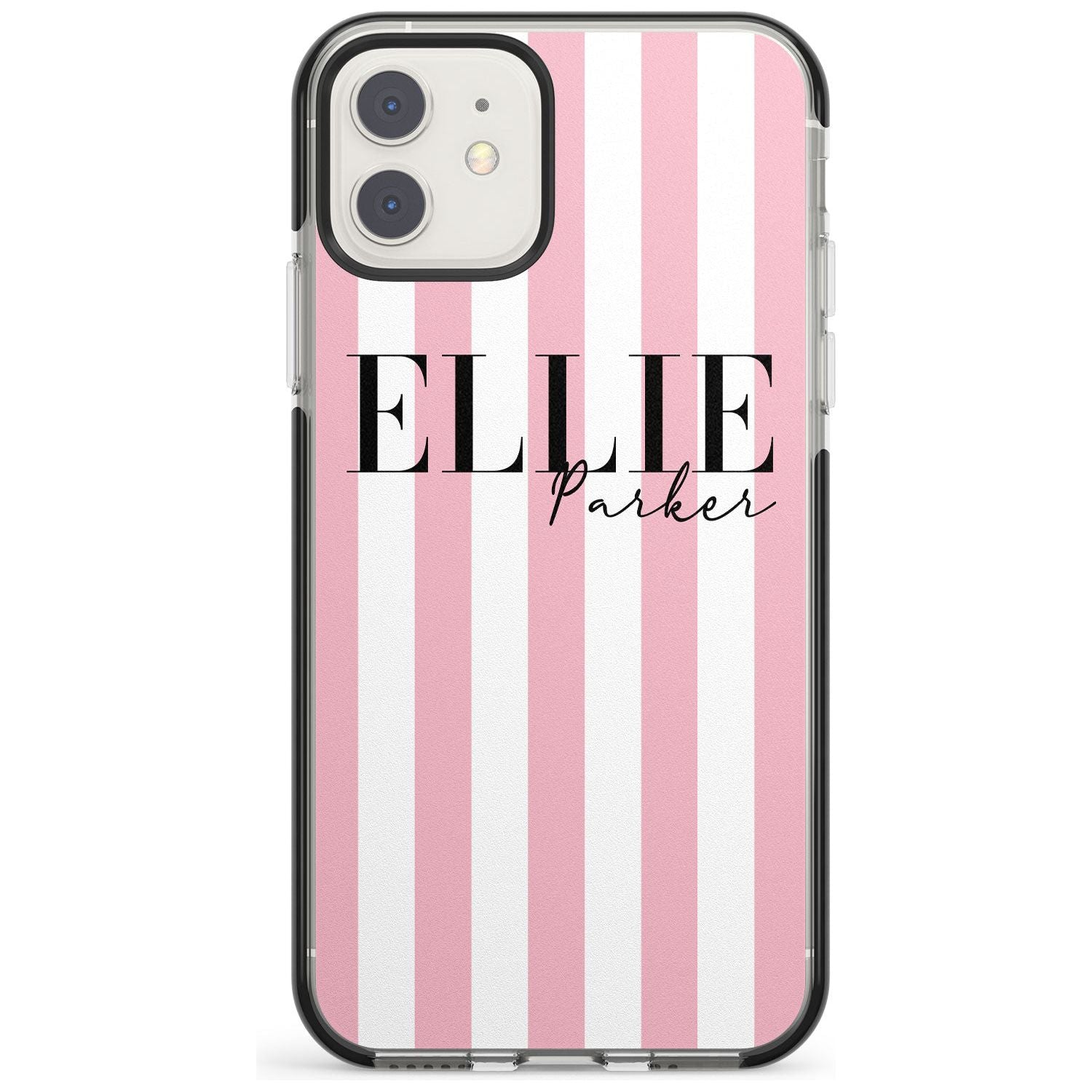 White Stars on Clear Impact Phone Case for iPhone 11, iphone 12