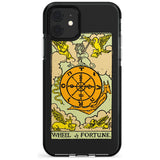 Wheel of Fortune Tarot Card - Colour Pink Fade Impact Phone Case for iPhone 11 Pro Max