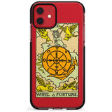 Wheel of Fortune Tarot Card - Colour Pink Fade Impact Phone Case for iPhone 11 Pro Max