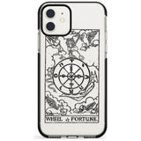 Wheel of Fortune Tarot Card - Transparent Pink Fade Impact Phone Case for iPhone 11 Pro Max