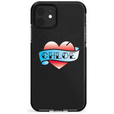 Custom Heart Tattoo Pink Fade Impact Phone Case for iPhone 11 Pro Max