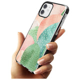 Colourful Close-Up Cacti Design Black Impact Phone Case for iPhone 11