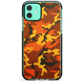 Orange Camo Black Impact Phone Case for iPhone 11 Pro Max